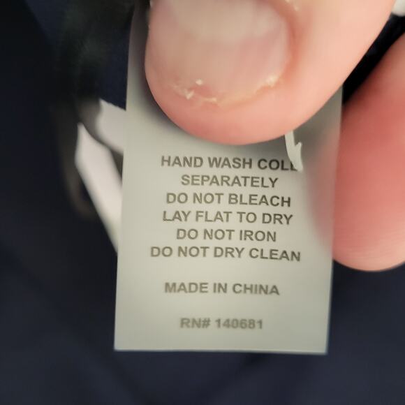 Unique Vintage Navy & White Polka Dot Corinne Halter Sheath Swimsuit 1X NWT - Picture 10 of 13